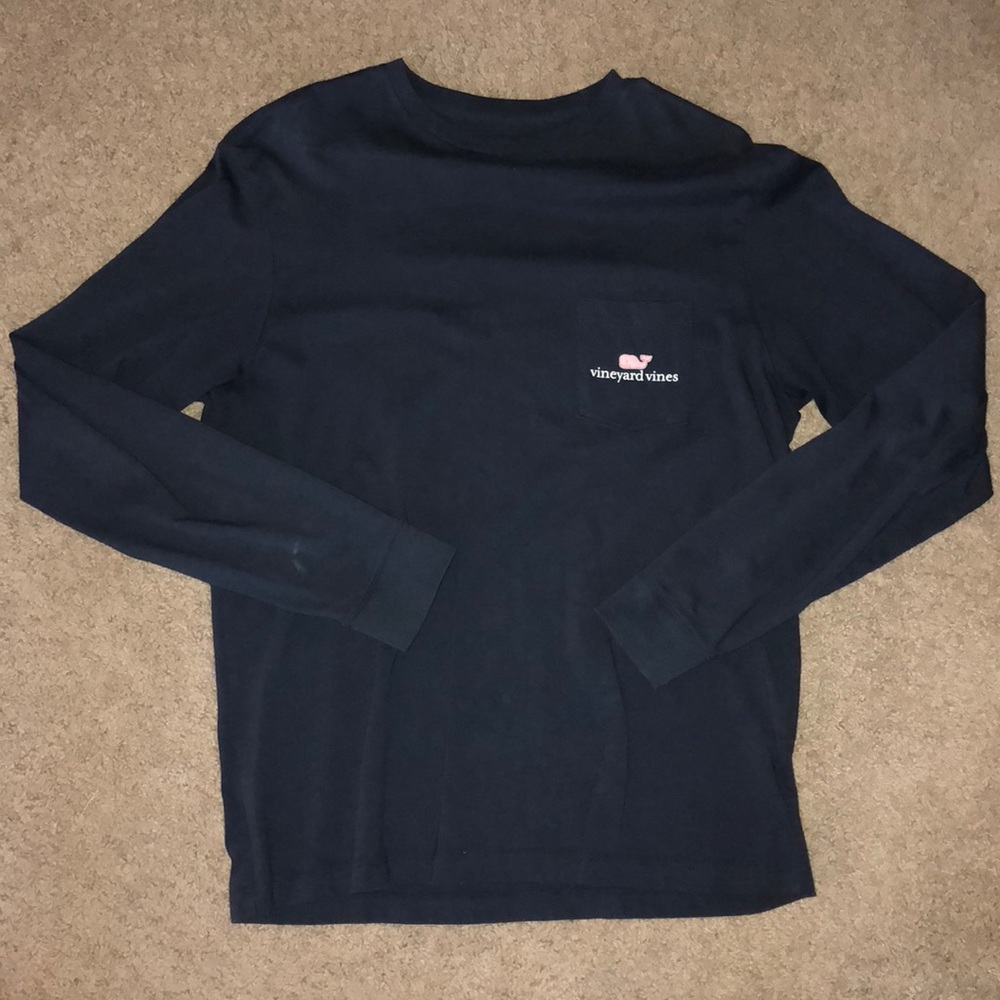 Vineyard vines long sleeve- Navy